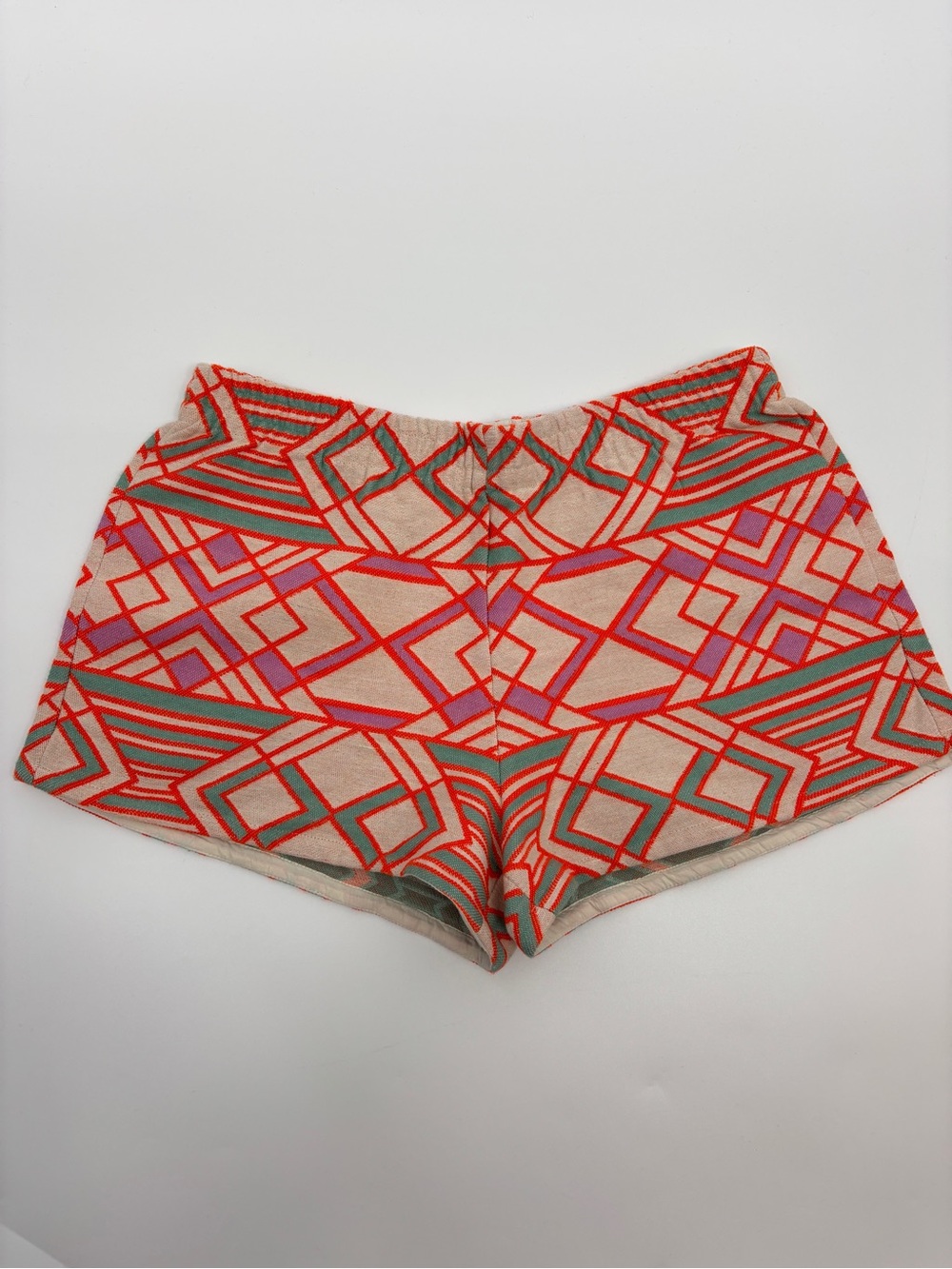 Judith March Geometric Print Shorts